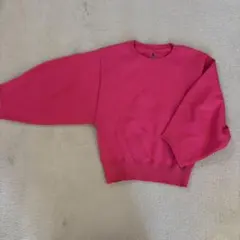 VICKY ピンク 薄手七分袖ニット