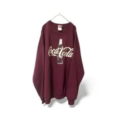 Coca-Cola コカコーラ バーガンディ スウェット
