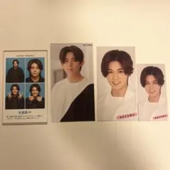 WEST. 小瀧望 厚紙 デタカ 証明写真風