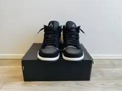 Nike Air Jordan 1 mid ブラック/グレー　28.5