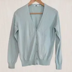 UNIQLO ユニクロ Vネックカーディガン M ミント