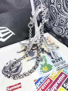 【激レア・ヴィンテージ】DIESEL ディーゼル ステンレス ネックレス 太め