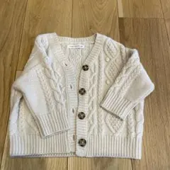 māmaraku アイボリー カーディガン　80