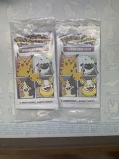 【海外限定】　ジェネラルミルズ　ピカチュウ25周年記念プロモパック2パック