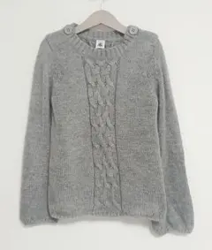 PETIT BATEAU＊プチバトー＊ケーブル編みニットセーター＊110＊114