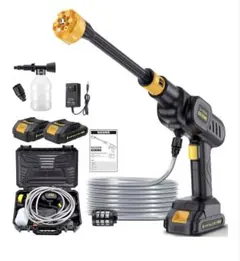 高圧洗浄機 コードレス 充電式 バッテリー2個付き 高噴射圧力　新品