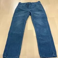 Lee 青 コーデュロイパンツ 5ポケット
