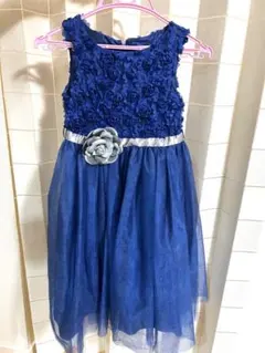 キャサリンコテージ キッズドレス ブルー 130cm