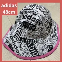 adidas グラフィックデザインハット 48cm リバーシブル