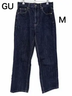GU デニムパンツ ジーンズ インディゴ Mサイズ