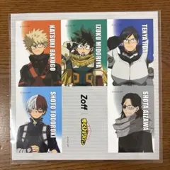 Zoff ステッカー ヒロアカ 僕のヒーローアカデミア 特典 爆豪勝己 轟焦凍