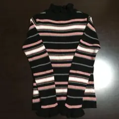 150cm 女児　セーター　ボーダー柄