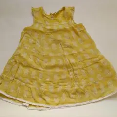 mini Boden イエローフラワーワンピース 4Yのサムネイル