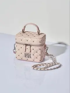 Darich キルティングビジュースクエアミニバッグ PNK