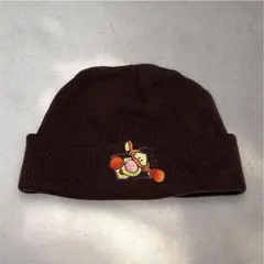 Rare 90s Disney Pooh Knit Cap VNTG ティガー