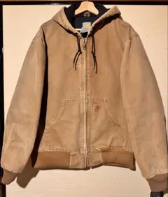 Carhartt ダック アクティブジャケット 裏キルティング 大きめ 古着