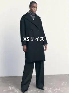 ZARAオーバーサイズウールブレンドコート XS マンテコ