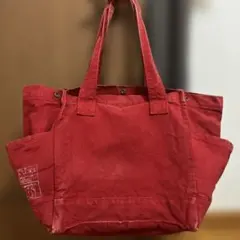 KAPITAL duffle キャンバス トートバッグ レッドのサムネイル
