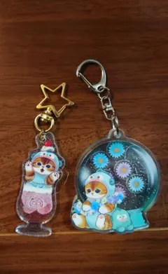 モフサンド×サンリオキャラクターズ アクリルキーホルダー2種 ハンギョドン
