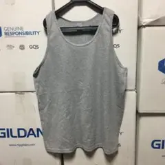 GILDANギルダン☆タンクトップ☆無地☆スポーツグレー☆灰色☆Mサイズ