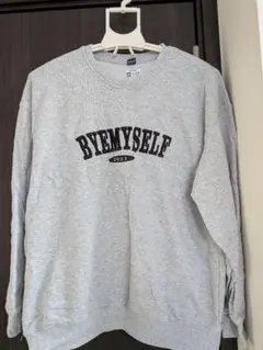 【TENSONG】会員限定 BYE MY SELF グレー スウェット M