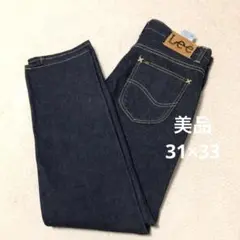 希少 00's 日本製 Lee LM4205 W31 ストレート 濃紺　美品