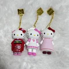 ハローキティ展 シークレットマスコットチャーム 3つセット キーホルダー