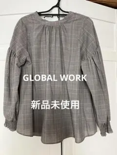 【新品未使用】GLOBAL WORK 前後2wayブラウス