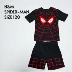 H&M × MARVEL スパイダーマン セットアップ サイズ120【474】