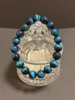 52. ブルーグリーンタイガーアイ 天然石ブレスレット