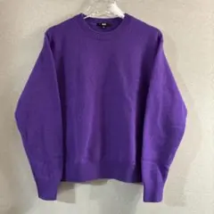 UNIQLO パープル クルーネックニット L