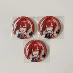 にじさんじ 8th Anniversary グリッター缶バッジ アンジュ　3個