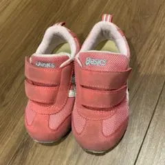 ASICS ベルクロスニーカー 15.5cm ピンク