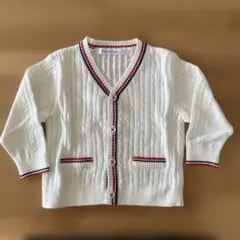 familiar ケーブルニットカーディガン 70