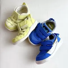 IFME14.5㎝2足セット！スニーカーサンダルイフミーシューズかがやき水遊び