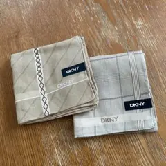 新品未使用　DKNY ハンカチ 2枚セット　メンズ　ブランド