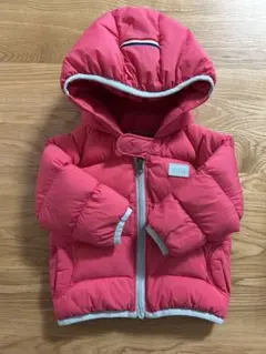 エーグル　ダウンコート フード付き 80cm