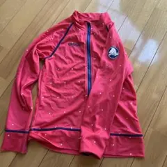 子供　ラッシュガード　140サイズ　水玉　ピンク