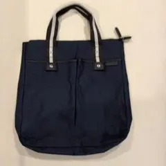 【美品】リーガル REGAL トートバッグ紺のサムネイル