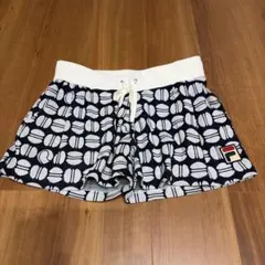 FILA テニスボール、マカロン柄ショートパンツ