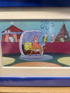 SquarePants スポンジ・ボブ 額装アート GLOVE WORLD - メルカリ