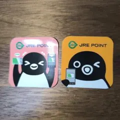 非売品　JRE POINT Suica ペンギン ステッカー 2種セット
