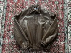 ラルフローレン レザージャケット ポルトガル製　Mサイズ　ポニー無し【希少】