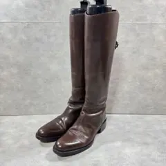 SARTORE サルトル ジョッキーブーツ バックベルト ブラウン 36のサムネイル