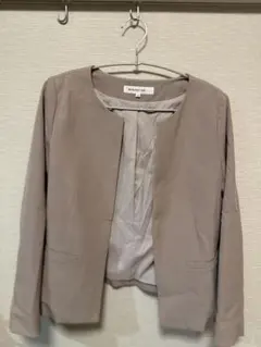 NATURAL BEAUTY BASIC ノーカラージャケット XS