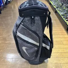 良品 NIKE 廃盤入手困難大人気キャディバッグ 6分割 黒色 半エナメル