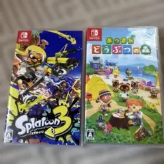 Splatoon 3&あつまれ どうぶつの森 空きケースセット