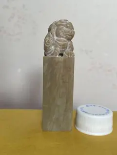 専用　古銅獅子印材　120g 印面、高さ約4㎝　東Y7-0903⭐︎2F 専用 古銅獅子印材 120g 印面、高さ約4㎝ 東Y7-0903⭐︎2F