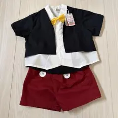 しまむら　リトシー　ミッキー　セットアップ　90 新品