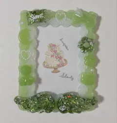 硬質トレカケース ホイップデコ 緑 羽